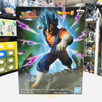 

Original BANPRESTO Dragon Ball Z DBZ Dokkan Battle God Blue Vegetto Action Figure Figurals Model Dolls Brinquedos