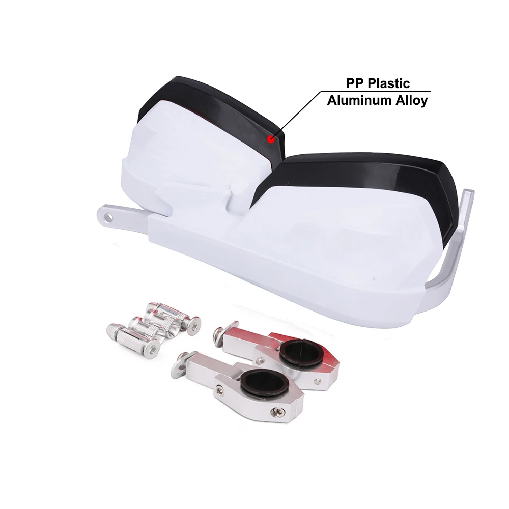Мотоциклетная ручная защита для KLX rmz CRF YZF KTM SX EXC xcw SMR Байк квадроциклы для мотокросса эндуро - Цвет: Белый