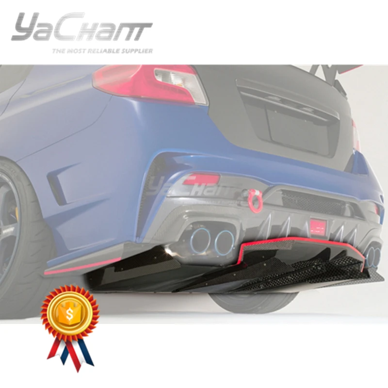 

Подстилка для заднего бампера из углеродного волокна, подходит для 2015-2019 Impreza VA WRX S4 & WRX STI Sedan VS ARISING II Style, задний диффузор