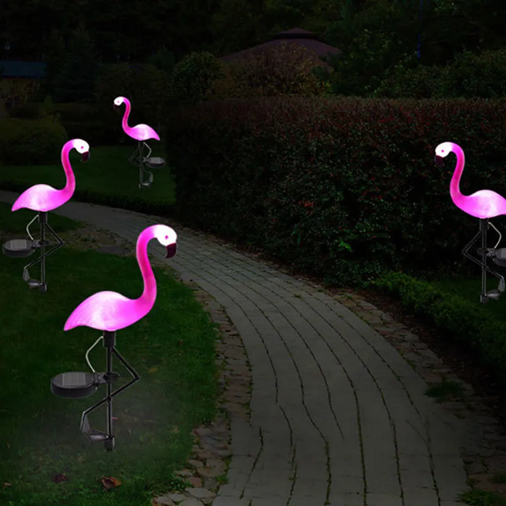 

Flamingo Beautiful Garden Lamp Light LED Solar Landscape Lamp Lawn Light