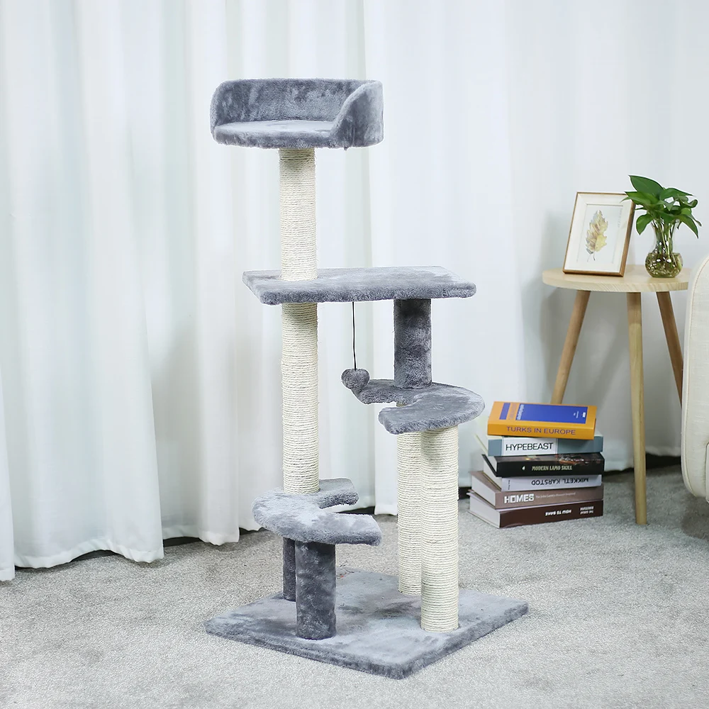 Европейская домашняя, Когтеточка для кошек, мебель для кошек, прыжок дома, деревянная забавная дрессировка для кошек, дерево с лестницей, высота 175 см