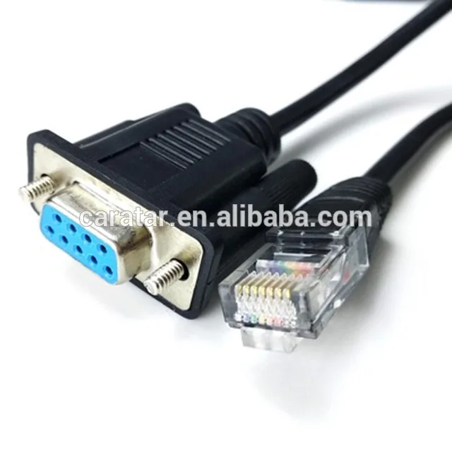 Db9 rs232 to rj11 rj12 rj45 rj25 rj9 DB9 serial debugging line firmware upgrade line DB9 to RJ45 Console Cable