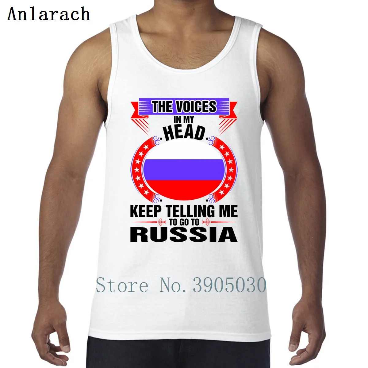 The Voices In My Head Go To Россия, жилет, стиль, хлопок, простая майка с надписью, Мужская майка, Модный летний креативный мужской топ