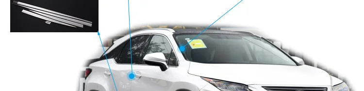 Lexus RX300200t450h Наружная ручка наклейки NX200t300h200 Модифицированная дверная ручка с блестками Civic