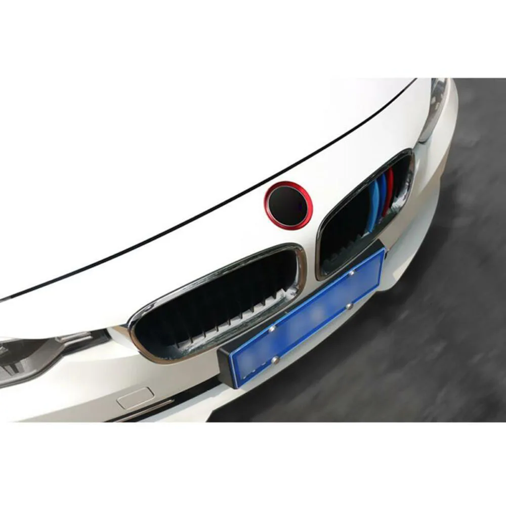 Heißer Verkauf Schwarz Front Hinten Logo Umgebenden Ring Für BMW 3 4 Serie  82 Mm und 74 Mm Emblem Hohe qualität - AliExpress