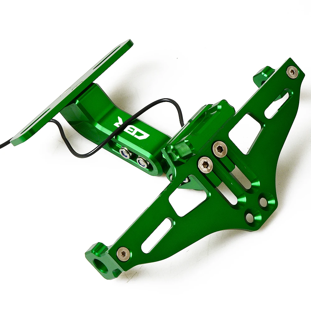 Для Honda CBR650F CBR300R CBR929RR CBR954RR CBR1000RR 2001-2008 2007 мотоциклетные номерные знаки держатель рамка номерной знак - Цвет: Шампанское