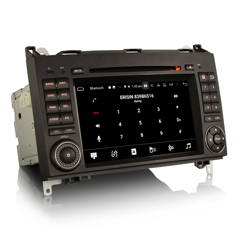 " Android 9,0 Pie OS автомобильный DVD Мультимедиа gps радио для Volkswagen Crafter 2006+ с контролем видеовыхода на двойные подголовники