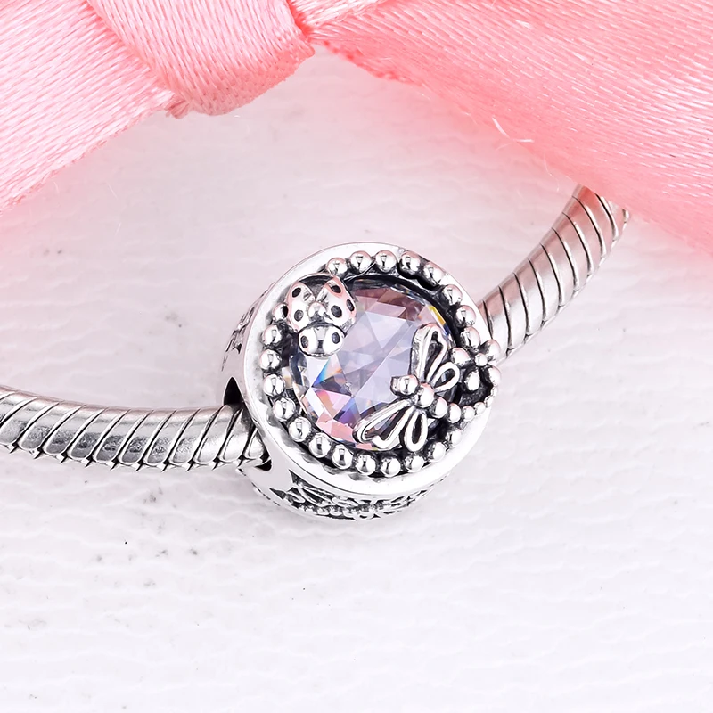 DIY Fits for Pandora Charms Bracelets Enchanted Nature Beads 100% 925 Sterling-Silver-Jewelry Free Shipping | Украшения и