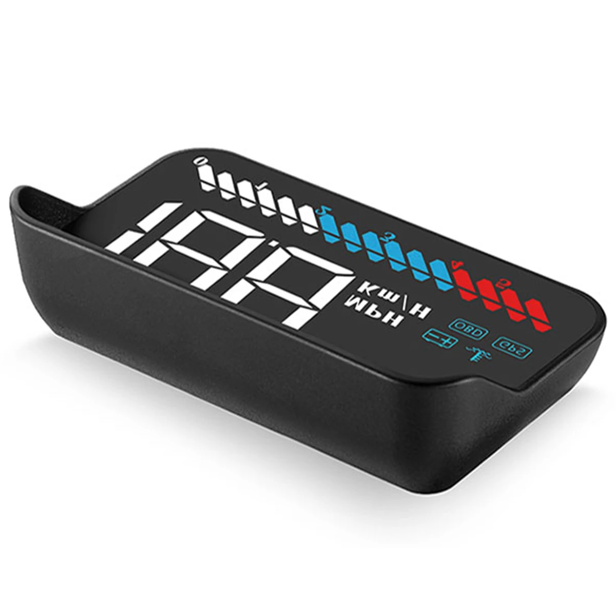 DC11-18V, 3,5 дюймов, Мультифункциональный автомобильный OBD gps, двойная система, Hud, измеритель скорости, черный дисплей, цифровой проектор на лобовое стекло