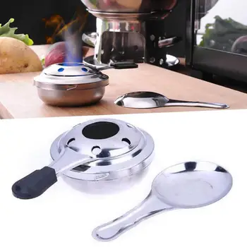 

Fuel Handle Wood Camping Stainless Steel Alcohol Stove Backpacking Steel Stove Mini Portable Outdoor Small Hot Pot