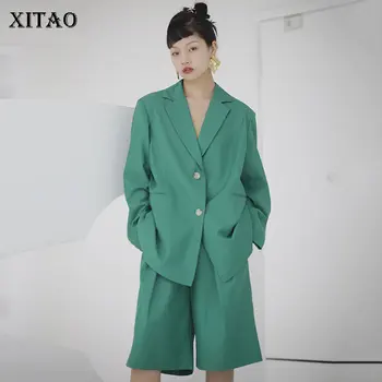 

XITAO Vintage High Waist Pants Fashion New 2020 Spring Elegant Straight Small Fresh Casual Style Minority Loose Pants XJ4458