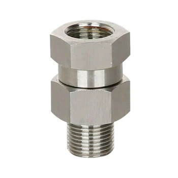 

Cleaning Washer Swivel Connector Male Female Thread Fitting Pressure Washer Car Vehicles Garden Washing Adapter