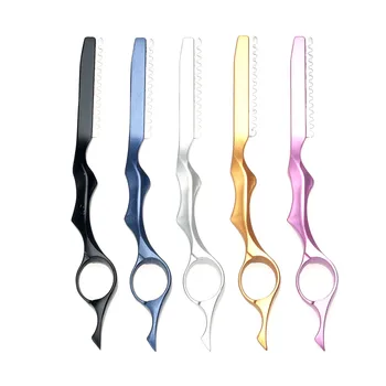 

New Colorful Hair Cut Razor Professional Hair Tapering Knife Haircut Razor Eyebrow Trimmer Stylist Knife Beauty Salons Dedicate
