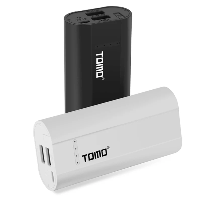 TOMO P2 USB зарядное устройство Smart DIY Мобильный Внешний аккумулятор чехол с поддержкой двух аккумуляторов 18650 и двух выходов для смартфонов