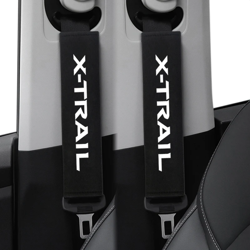 

2pcs Car Seat Belt Pads Seat Shoulder Strap Pad Cushion Cover for Nissan X-TRAIL XTRAIL T30 T31 T32 2013-2019 Accessories