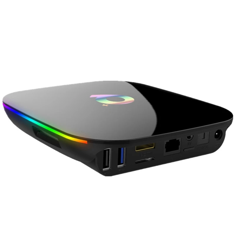 Smart Android 8.1 Tv Box Q Plus 4Gb 64Gb Allwinner H6 1080P H.265 4K Media Player 2.4G Wifi Wireless Set Top Box(Eu Plug)