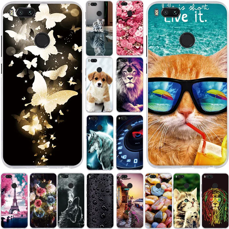 

TPU Case For Xiaomi Mi A1 Case Cover For Xiaomi A1 Phone Case Silicone Back Cover for Xiaomi Mi A1 Mi5X Case Fundas Phone Bumper