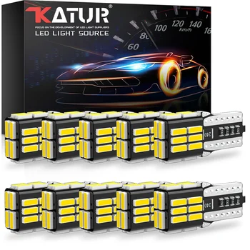 

10x W5W Car Parking Lights T10 LED Canbus Bulbs For Ford Focus 2 3 MK2 MK3 MK4 Fiesta Fusion Kuga Ranger C-max S-max F150 Galaxy