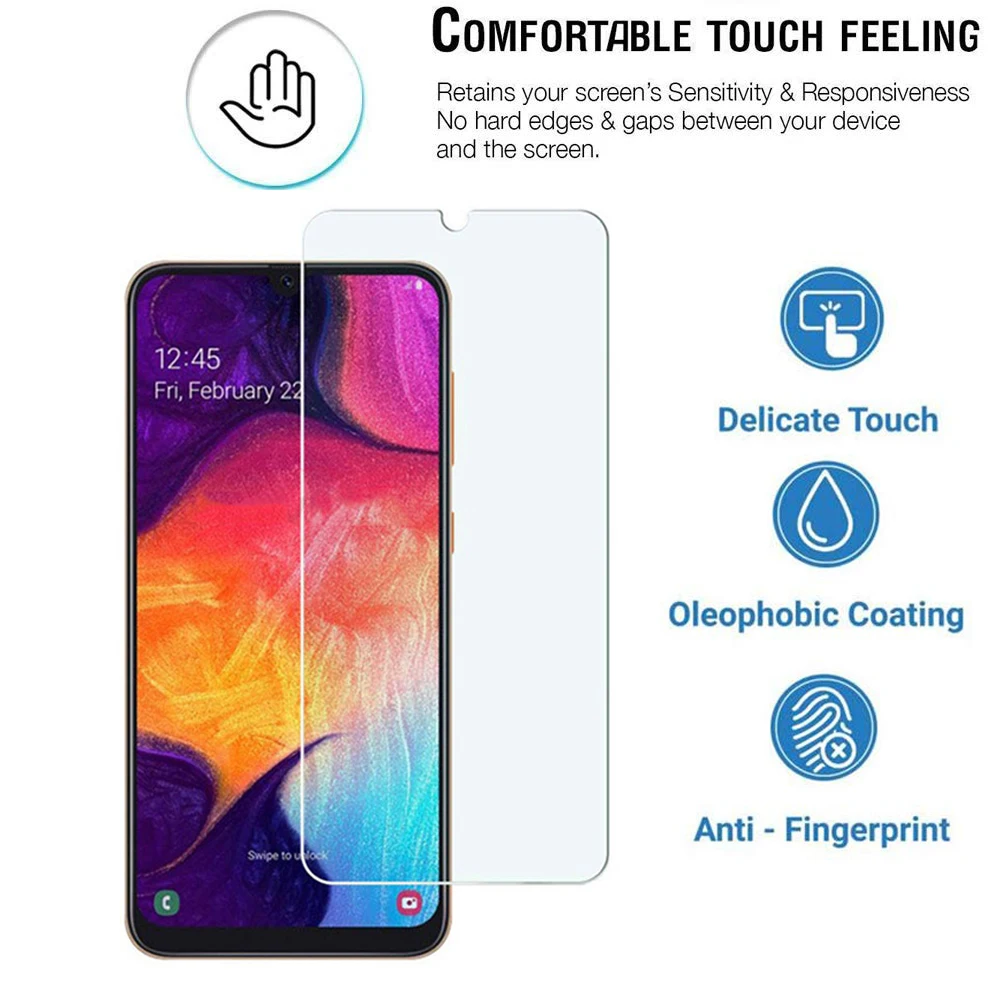 2 шт. закаленное Стекло для samsung Galaxy A50 A30 A20E M20 M30 M10 Экран Защитная пленка для samsung A90 A40 A80 A70 A60 A50 Стекло