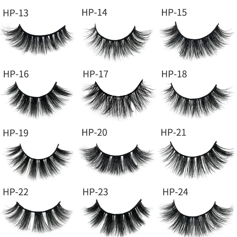 Eyes Dancing 1Pair 3D Mink Lashes Soft Handmade Eyelashes Natrual Long Eyelash Extension Tool Makeup Charm Volume Hair Lashes