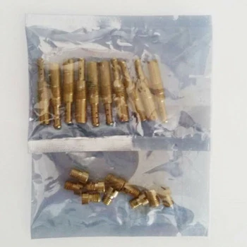 

Replacement Main Jet Rebuild Carb 10pcs Set Kit + 10pcs Slow Pilot Gold