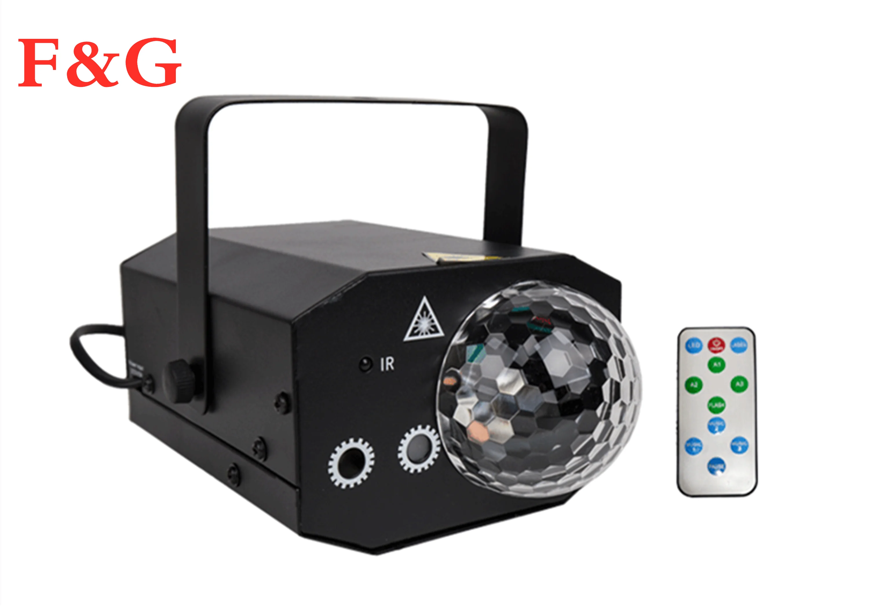 Luz de Дискотека Ла-ser проектор RGB Luz de escenario Дискотека светодиодный BOLA MÁGICA luces de fiesta sonidos activo centro de música
