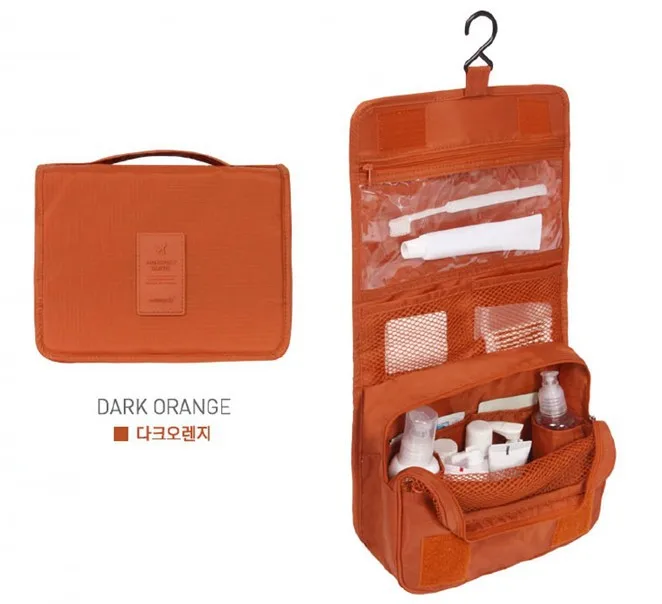 Модная Упаковка Кубики водонепроницаемый дорожная большая емкость сумка для хранения портативные весы с крюком мыть косметический мешок модные дорожные аксессуары - Цвет: Orange
