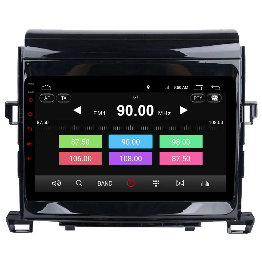 Автомобильный мультимедийный плеер для Toyota Alphard 2011 2012 Восьмиядерный Android Радио Стерео Alphard gps навигация Bluetooth MirrorLink