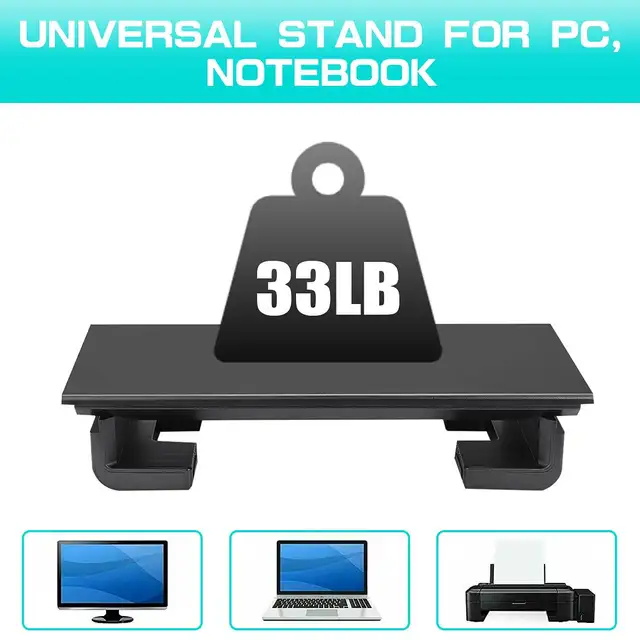 Smart 4 USB 2 0 Ports Monitor PC Riser Multi function Desktop Computer Screen Shelf Stand
