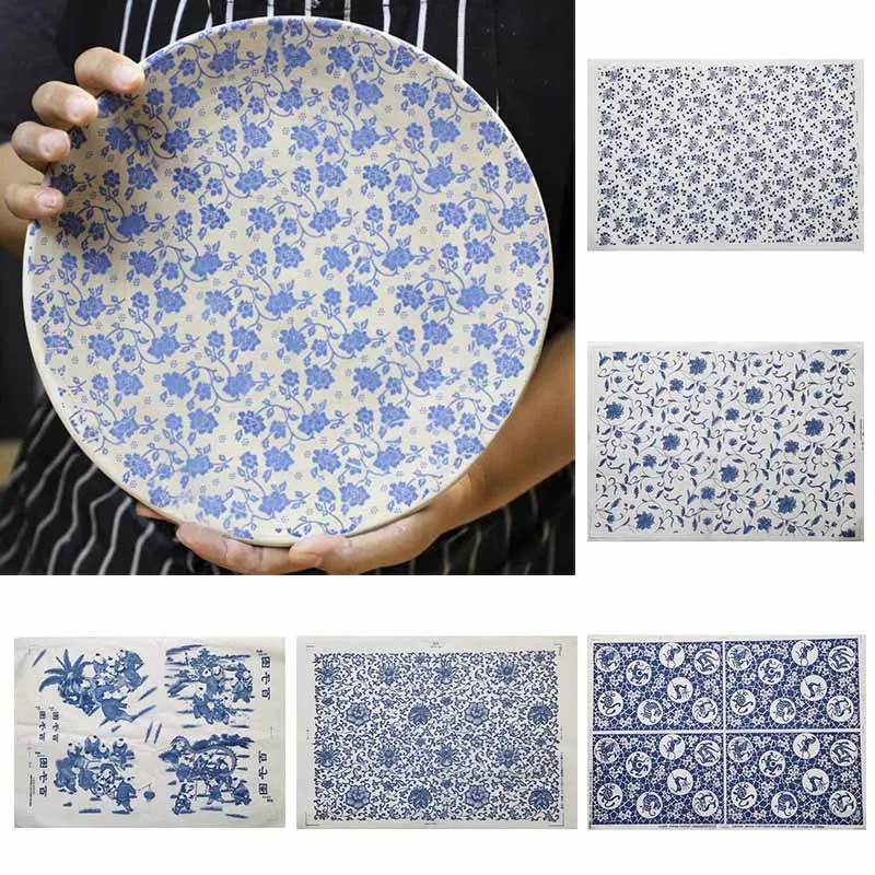Pottery Ceramics Clay Transfer Paper Underglaze Transfers Pottery