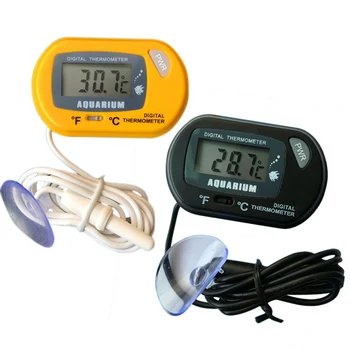 

Digital LCD Screen Sensor Aquarium Thermometer Wired Aquarium Fish Tank Temp Meter Electronic Temperature Measurement 1