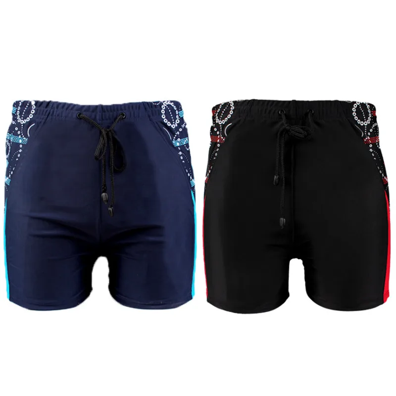 Men's Swimming Trunks Mens Swim Shorts Sexy Gay Swimwear Boxer Briefs Patchwork Beach Sport Swimsuit Man Bathing Suit sunga