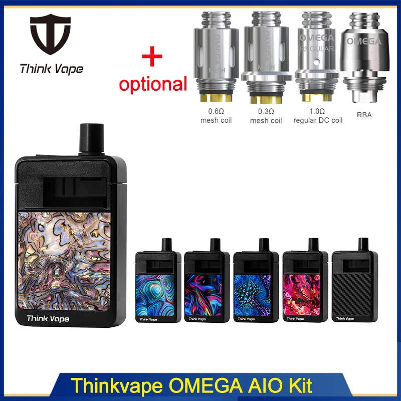 Оригинальный стартовый набор Thinkvape OMEGA AIO пересобираемая система pod 1200 мА/ч