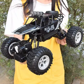 

1:14 Charging Alloy Climbing 4wd Remote Control Car 2.4g Off Road Vehicle Children's Light Electric Toys Gift For Children