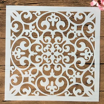 

30*30cm Big Mandala Window Floral DIY Layering Stencils Wall Painting Scrapbook Coloring Embossing Album Decorative Template
