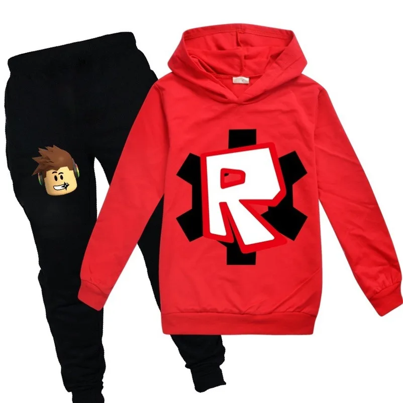 Худи Roblox 2020 детские толстовки модная детская футболка с капюшоном пальто для