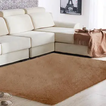 

Carpet Floor Area Rug Fluffy Rugs Multicolored Polyester Fiber Anti-Skid Shaggy Bright Warm Bedroom Mat Dining Room Home