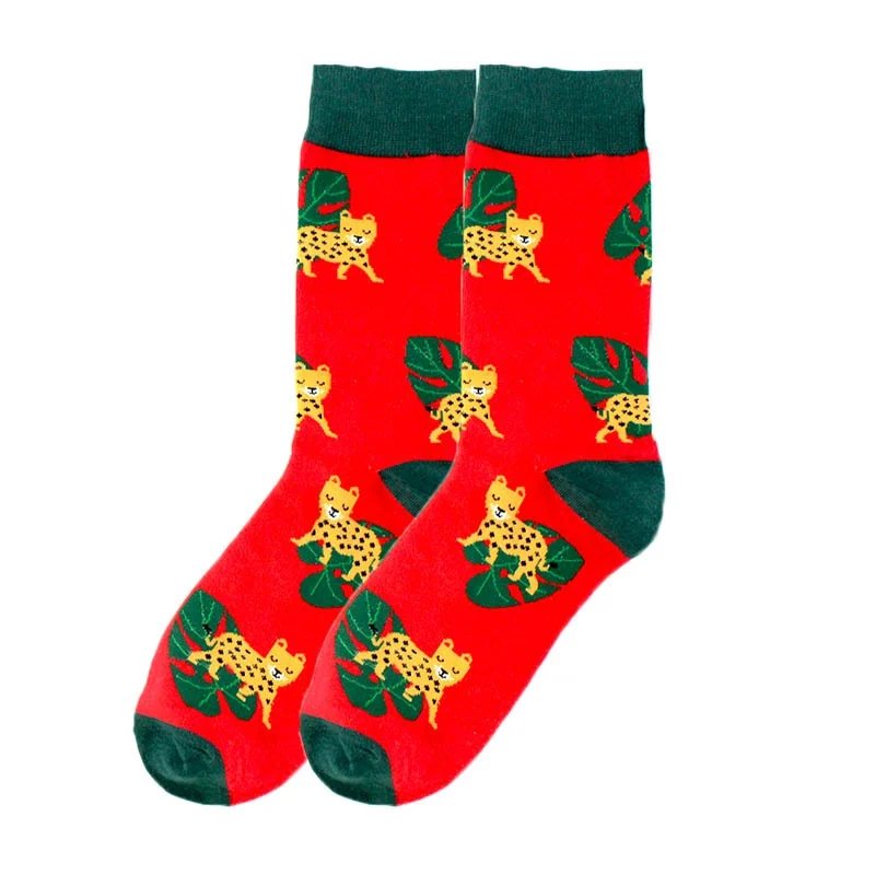 Harujuku Winter Female Ankle Socks Japanese Cotton Male Print Creative Cotton Halloween Party Happy Socks