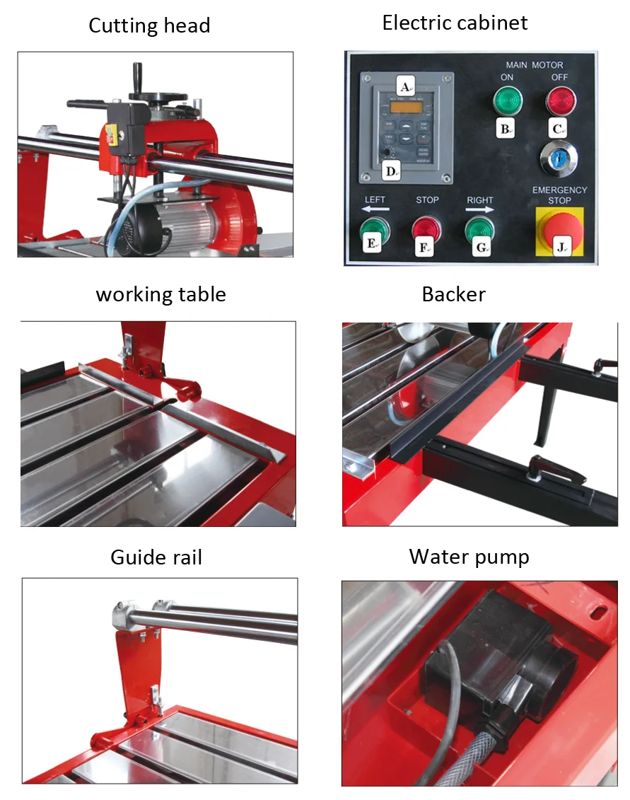 1200mm-2000mm Marble,granite,tile cutting machine,automatic tile bridge saw cutting machine