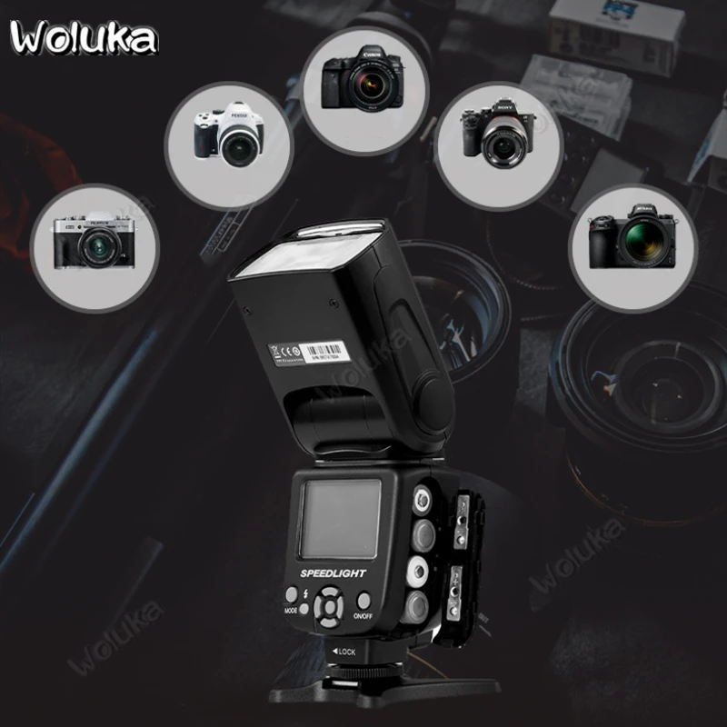 Студийная фотовспышка 35GN для C/N DSLR камеры маленький горячий башмак вспышка фотосъемка вспышка Поддержка Выкл-камера CD50 T10