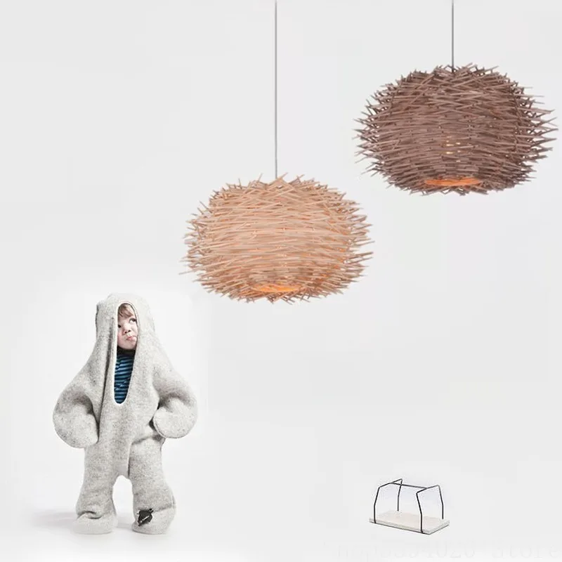 Подвесные светильники из ротанга Юго Восточной Азии бамбуковые подвесные ручной