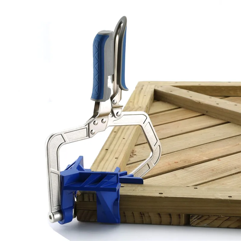Auto-adjustable 90 Degree Right Angle Woodworking Clamp Quick Clamp Pliers Picture Frame Corner Cli