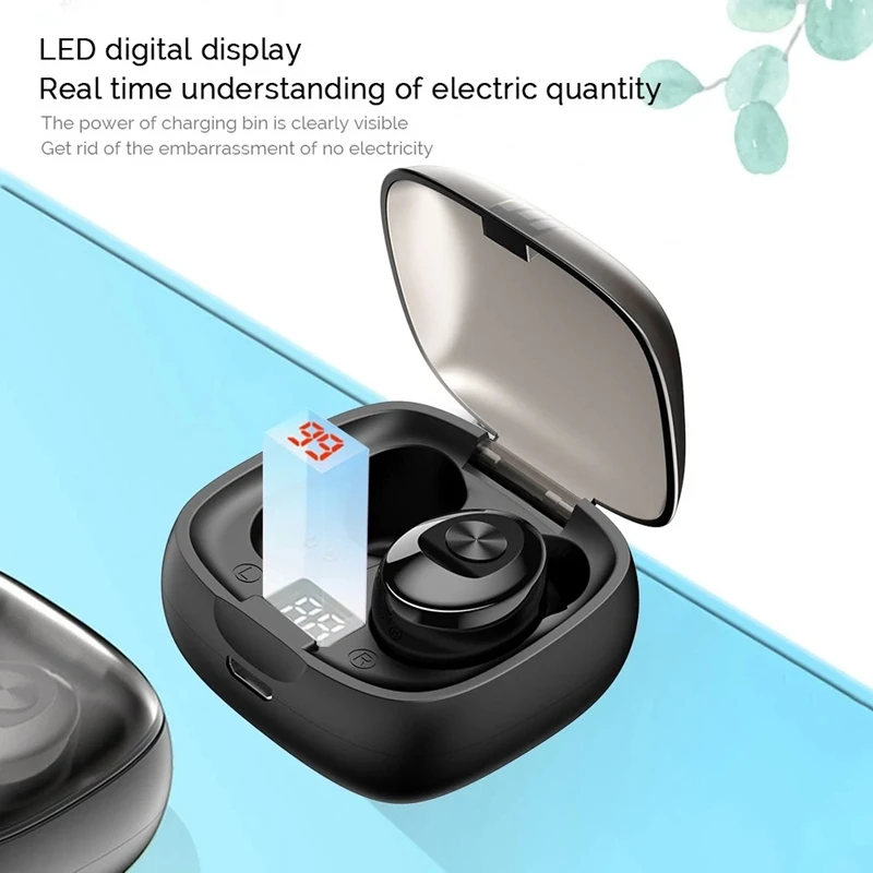 TWS Bluetooth 5 0 Wireless Headphones Mini Smart In Ear Headset with Mic Pick Up Automatic Pairing Earbuds