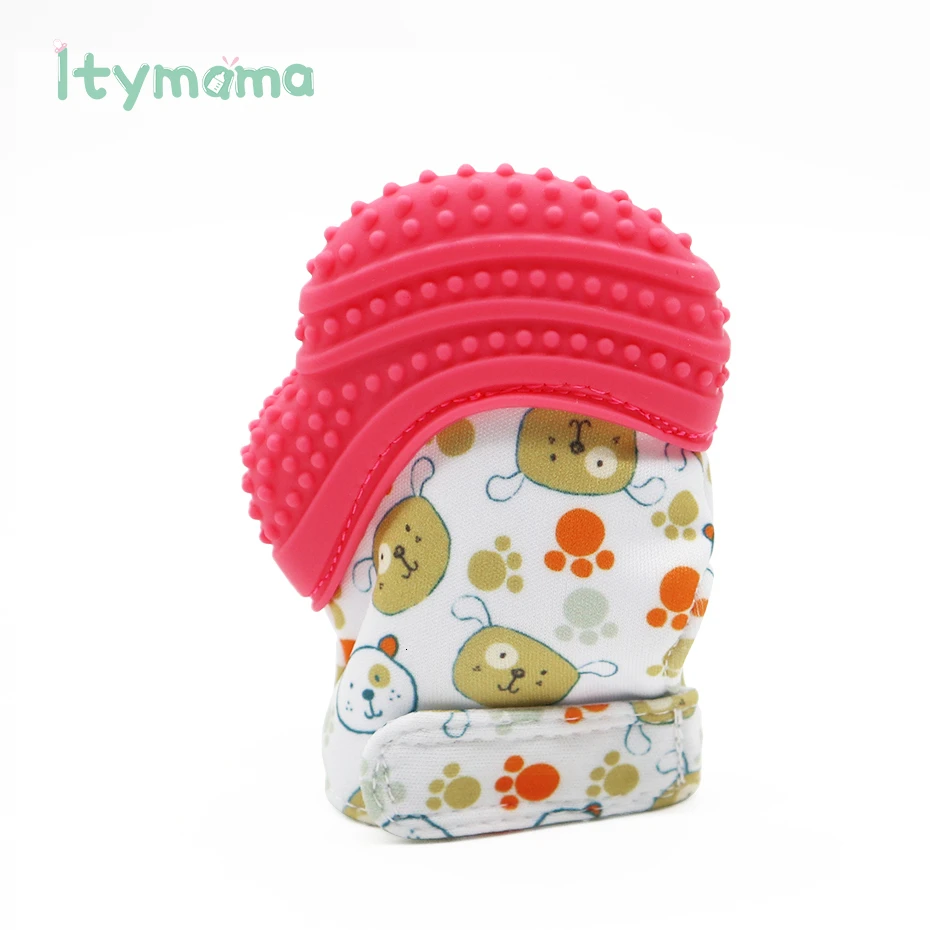 10 Itymama Детские Силиконовые варежки, Прорезыватель для зубов, перчатка, звук, Прорезыватель для зубов для новорожденных, жевательные варежки для кормления, прорезыватель, натуральные игрушки-"пальцы" - Цвет: 10