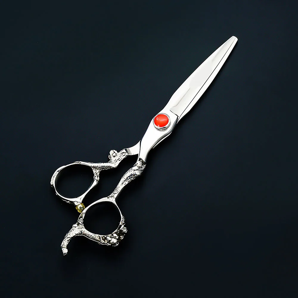 cutting scissors 6,0 Горячие Профессиональные ножницы для волос высокого качества Парикмахерские ножницы Дракон ручка инструменты для стрижки волос наборы салонная стрижка Комплект - Цвет: cutting scissors