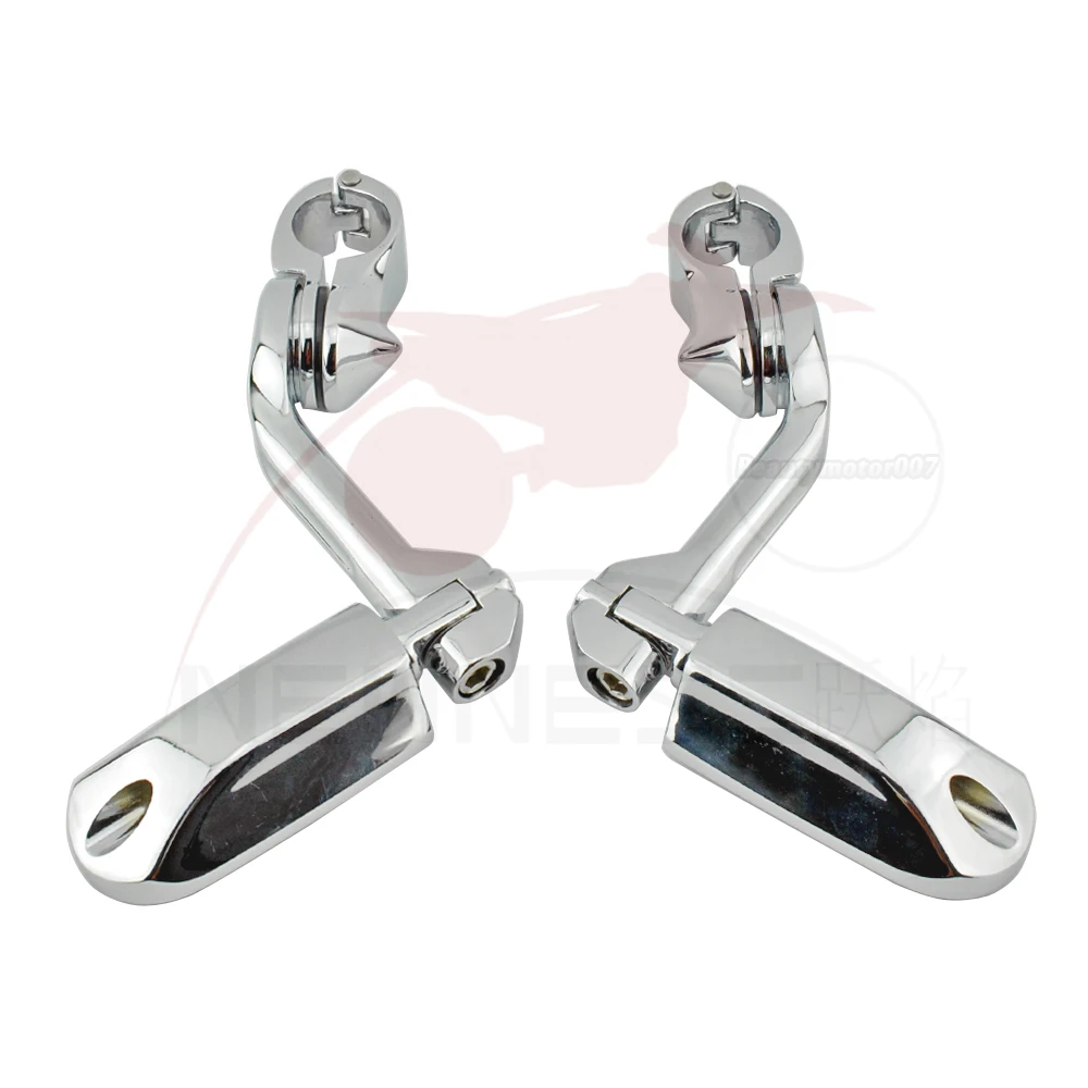 1,25 дюймов Crashbar двигатель мотоциклетные Подножки монтажные зажимы для Harley Touring Dyna Softail 883 Sportster 1200 Honda