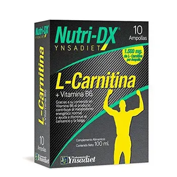 

L Carnitina + Vitamina B6 - 1500 mg por ampolla -L-carnitina NutriDX