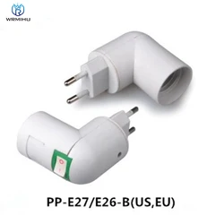 E27 Socket Lamp Bulb Adapter 360 Degrees Adaptor EU US Plug Converter 100-230V Lighting For Home Room