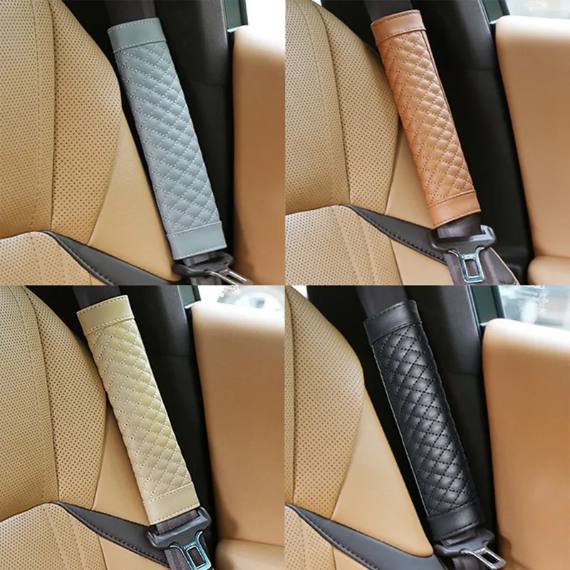 1 Pair Car Road Safety Seat Belt Adjuster Car Safety Belt Device Baby Child Protector Positioner Car Seat Cover Car Sticker Hot