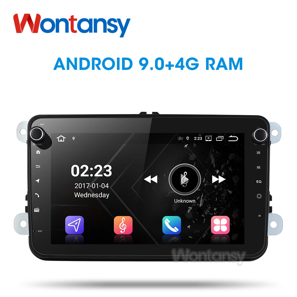car dvd radio player for golf tiguan polo Skoda Fabia octavia Superb Yeti gps navigation stereo 2 din PX6 | Автомобили и